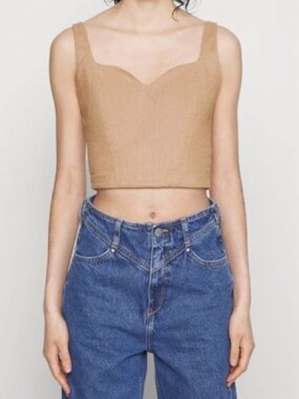 Abercrombie Linen Tank Top